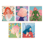 Тетрадь - А5  48л. клетка "Beautiful girl" (Эксмо)