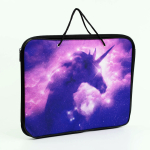 Папка с замком - 340х250х20мм "Фэнтези" 1-секция. Ручки - шнурки. текстиль (Эксмо)