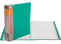 Папка с файлами - А4 100 зеленый (236х54х308мм.) "Айса" толщина пластика 0.80мм. файла 0.25мм. (Shantou Yuansheng Industry)