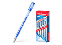 Ручка гелевая - синий стержень "G-tone" (ErichKrause)