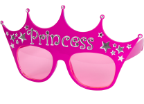 Карнавальные очки - 18х10х14см. "Принцесса розовая" из пластика (Феникс-Презент)