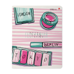 Тетрадь тематическая - А5+48л. (165х203 мм.) "GIRLS ONLY.География" (Альт)