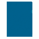 Папка-уголок - А4 черничный 0.18мм "DeLuxe" (Silwerhof)