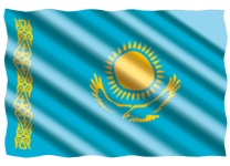 Флаг РК 1мх2м атлас (Символика)