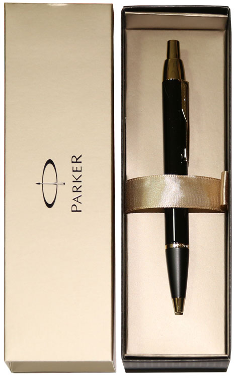 Ручка шариковая подарочная - корпус чёрный "IM GT" (PARKER)
