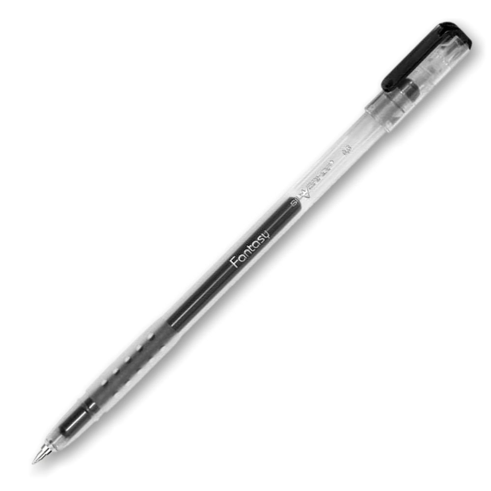 Ручка гелевая - чёрный стержень "Fantasy" (Silwerhof)
