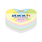 Бумага д/заметок - 67х67 250л. Pastel "Сердце" (HOPAX)