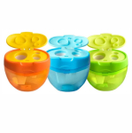 Точилка - 3 отверстие ассорти "KEYROAD" с контейнером (Ningbo)