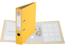 Регистратор - А4 50мм. желтый (BRILLIANT)