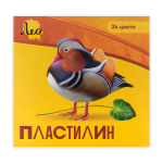 Пластилин - 24цв. "Лео Ярко" 480г.  в картонной упаковке (Гамма)