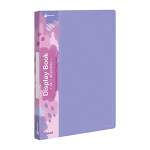 Папка с файлами - А4 40 фиолетовый 0.5мм "Бюрократ Pastel" (Silwerhof)