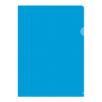 Папка-уголок - А4 синий "Бюрократ Economy" (Silwerhof)