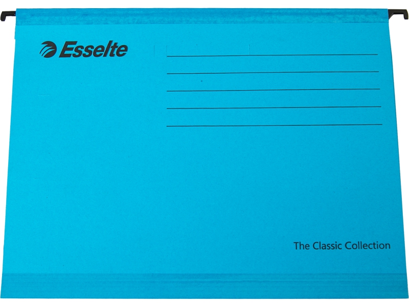 Папка подвесная - А4 синяя 205гр. "Classic" (ESSELTE)