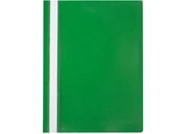 Скоросшиватель пластиковый - зеленый "Бюрократ" (Silwerhof)