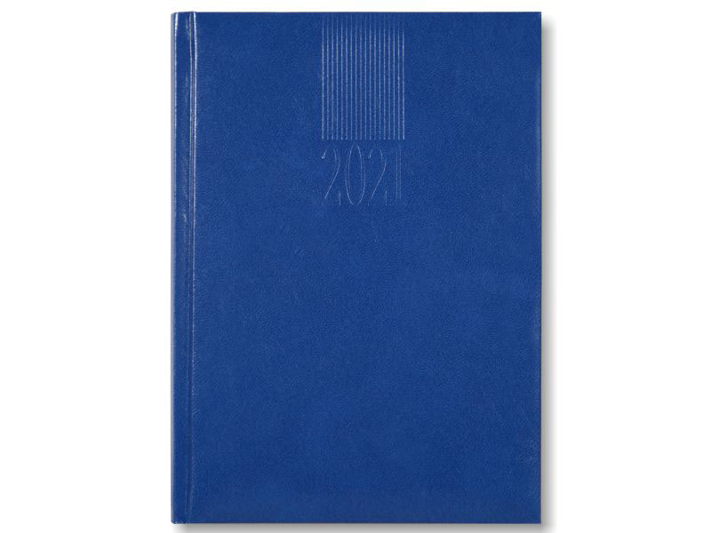 Ежедневник датированный - 2021г. А5 352стр. синий "Colombia" (LEDIBERG)