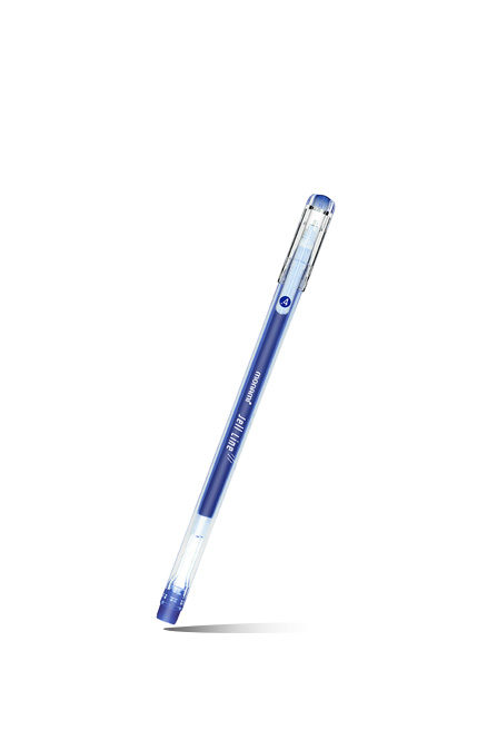Ручка гелевая - синий стержень "NEW JELL LINE" (MonAmi)