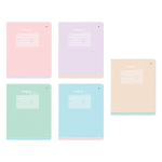 Тетрадь - А5  12л. 1класс косая "Бриз" твердая обложка (Альт)