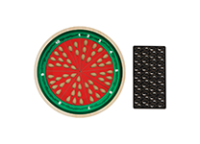 Обучающая игра  "Арбуз" дерево 3+ (ТРИ СОВЫ)