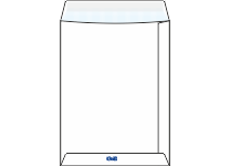 Конверт - 230х330 бел. прав.окно силикон "Self plus" (BLASETTI)