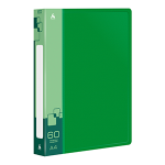 Папка с файлами - А4 60 зеленый 0.70мм "Бюрократ" (Silwerhof)