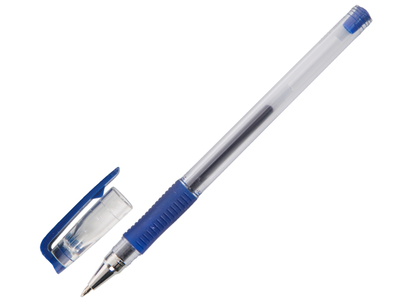 Ручка гелевая - синий стержень "JELLER 503 GRIP-0.5" (MonAmi)