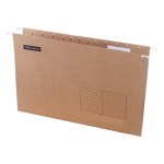 Папка подвесная - А4+ светло-коричневая "OfficeSpace Foolscap" картон 365х240мм (OfficeSpace)