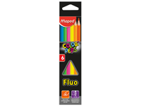 Карандаши в наборе цветные -  6цв. "Color'peps Fluo" (Maped)