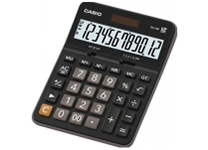 Калькулятор - 12раз. "CASIO" DX-12B-W-EC черный (12 разрд.. 129 x 175.5 x 33 мм) (АК Цент)