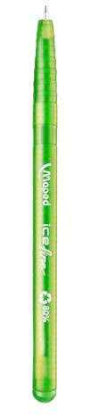 Ручка шариковая - светло-зеленый стержень "Ice Fun" medium 1.0мм. (Maped)