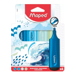 Маркеры текстовые в наборе - 4цв. "Ocean.Tropical.Sunset" (Maped)