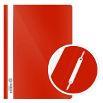 Скоросшиватель пластиковый - красный "Dolce Costo Эконом" (ФинСиб)