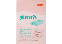 Бумага д/заметок - 76х51 100л. розовый "ECO" (HOPAX)
