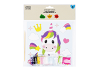 Аппликация из песка "Единорог" с раскраской. 4+ (ТРИ СОВЫ)