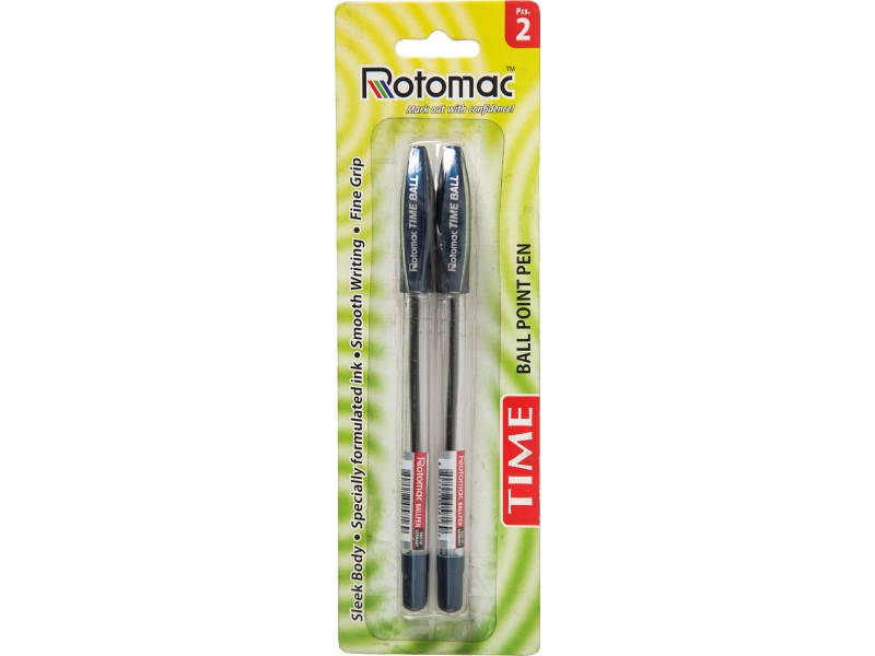Ручки шариковые в наборе -  1цв.2шт. синий стержень "Rotomac-Fine 0.7 TC ball" (Rotomac)
