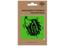 Закладка магнитная д/книг - 60х60мм. "Колючий ежик" (Феникс)