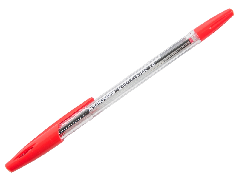 Ручка шариковая - красный стержень 1.0мм. "R-301 Classic Stick" (ErichKrause)