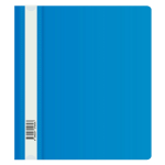 Скоросшиватель пластиковый - синий А5 "Бюрократ Люкс" (Silwerhof)