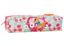 Пенал д/девочек - 1 отд. пустой "Deer Fantasy" (TIGER)