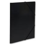 Папка с резинкой - А4 черный (Стамм)