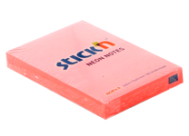 Бумага д/заметок - 51х76 100л. неон.роз. (HOPAX)