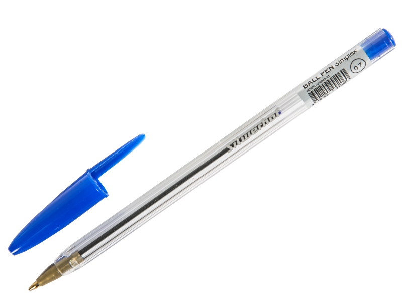 Ручка шариковая - синий стержень 0.7мм. "Simplex" (Silwerhof)