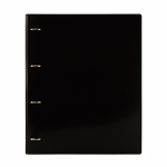 Папка с 4 кольцами - А4 черный/белый "Бюрократ Black&White" (Silwerhof)