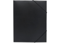 Папка с резинкой - А4 черный "Buro" В- 15мм. (Silwerhof)