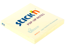 Бумага д/заметок - 76х76 100л. жел. "Z-notes" (HOPAX)