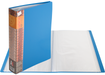 Папка с файлами - А4 100 синий (236х54х308мм.) "Айса" толщина пластика 0.80мм. файла 0.25мм. (Shantou Yuansheng Industry)