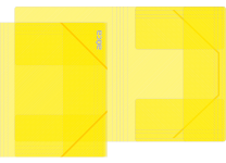 Папка с резинкой - А4 прозрачно желтый (245х318мм.) "Айса" толщина пластика 0.40мм. (Shantou Yuansheng Industry)