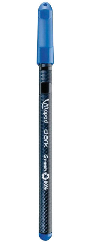 Ручка шариковая - синий стержень "Dark" (Maped)