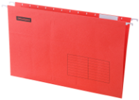 Папка подвесная - А4+ 365х240мм красный "OfficeSpace Foolscap" картон (OfficeSpace)