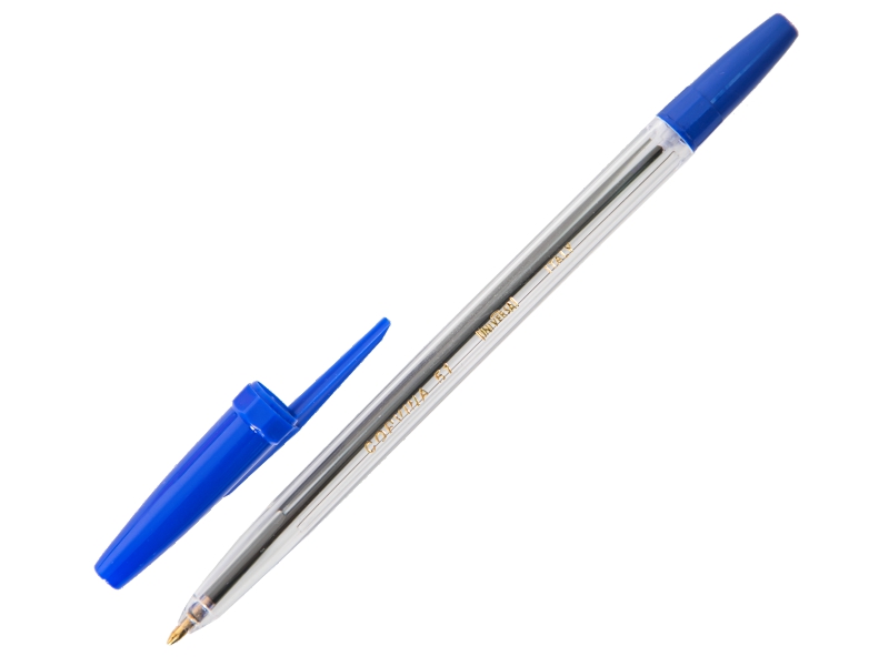 Ручка шариковая - синий стержень "CORVINA-51" (U)
