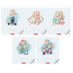 Тетрадь - А5  12л. клетка "Девочки весной" (Академия)